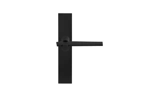 Deurkruk Zwart Bertram Beerbaum Tense op blind deurschild BB100P236SFC
